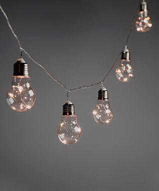 Warm White 19' Connectable Edison Bulb Light String Set